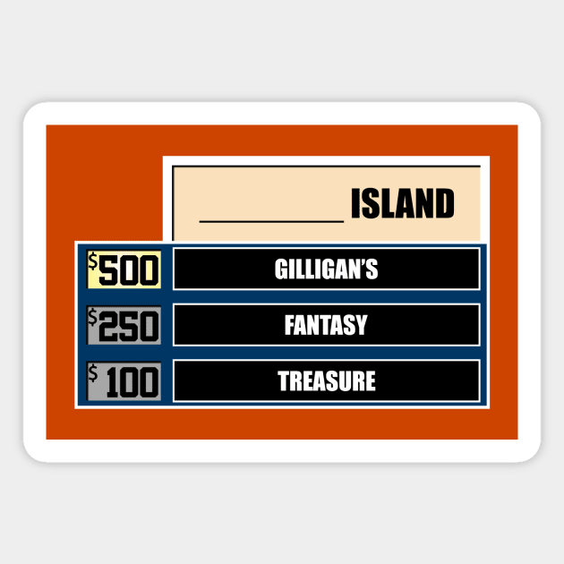 Game Show Bonus Round Island Magnet by GloopTrekker